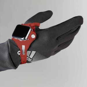 ErgonBand on gloves-red