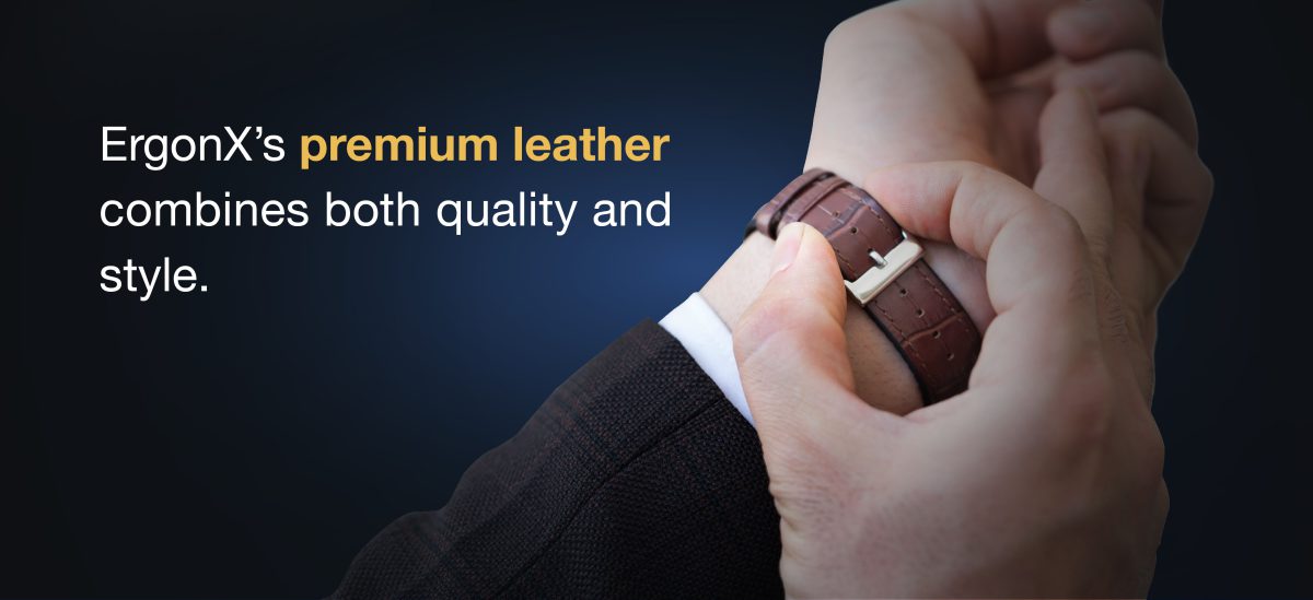ErgonX's premium leather combines both quality and style